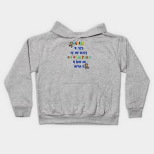 Autism Support Inspirational Quote Kids Hoodie